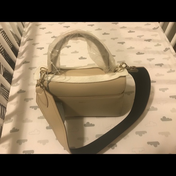 Maxmara wide strap shoulder bag-white - Picture 5 of 6